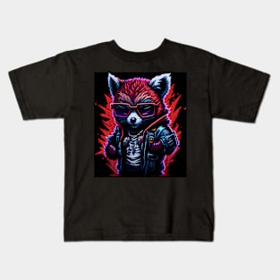 Cool Red Panda Kids T-Shirt